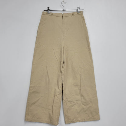 【中古品】【レディース】 SPICK&SPAN スピック＆スパン 25-030-200-3080-1-0 サスペンダー ワイドパンツ ボトムス ズボン 168-260107-cs-02-izu サイズ：38 カラー：ベージュ 万代Net店