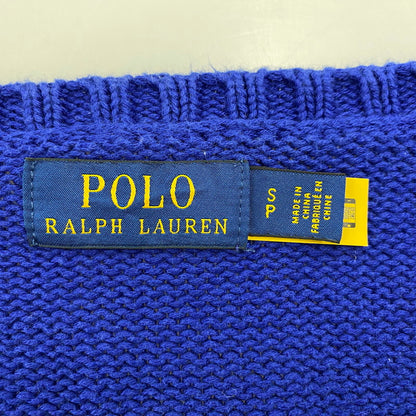 【中古品】【メンズ】 710838668001 TIGER BEAR KNIT タイガー ベア ニット トップス 長袖 147-260107-cs-09-izu サイズ：S カラー：ロイヤルブルー 万代Net店