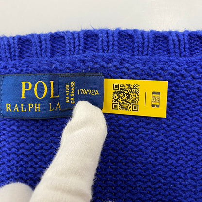 【中古品】【メンズ】 710838668001 TIGER BEAR KNIT タイガー ベア ニット トップス 長袖 147-260107-cs-09-izu サイズ：S カラー：ロイヤルブルー 万代Net店