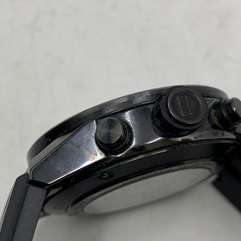 【現状渡し品】【メンズ/レディース】 TAG HEUER タグホイヤー CAR2A90 カレラ キャリバーホイヤー01 クロノグラフ 自動巻き腕時計 時計 195-260107-cs-15-izu カラー：ブラック 万代Net店