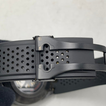 【現状渡し品】【メンズ/レディース】 TAG HEUER タグホイヤー CAR2A90 カレラ キャリバーホイヤー01 クロノグラフ 自動巻き腕時計 時計 195-260107-cs-15-izu カラー：ブラック 万代Net店