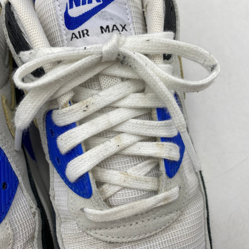 【中古品】【メンズ/レディース】 NIKE ナイキ HF3449-100 AIR MAX 90 PRM エア マックス プレミアム スニーカー 靴 160-260107-kh-02-izu サイズ：26 カラー：White/Racer Blue 万代Net店