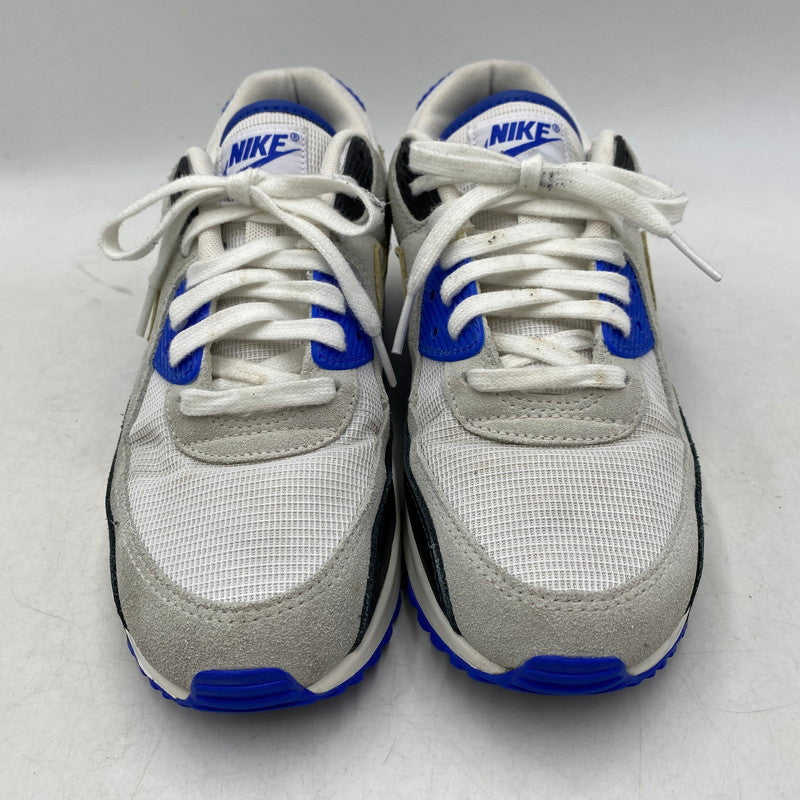 【中古品】【メンズ/レディース】 NIKE ナイキ HF3449-100 AIR MAX 90 PRM エア マックス プレミアム スニーカー 靴 160-260107-kh-02-izu サイズ：26 カラー：White/Racer Blue 万代Net店