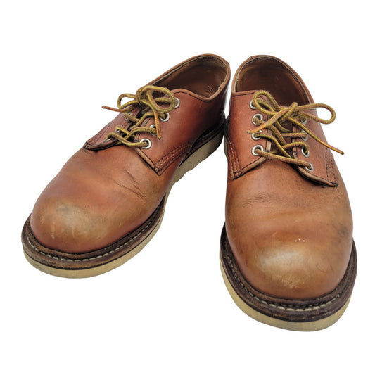 【中古品】【メンズ/レディース】 8001 USA製 WORK OXFORD ワークオックスフォード 靴 164-260108-tt-05-izu サイズ：25cm カラー：レッドブラウン 万代Net店