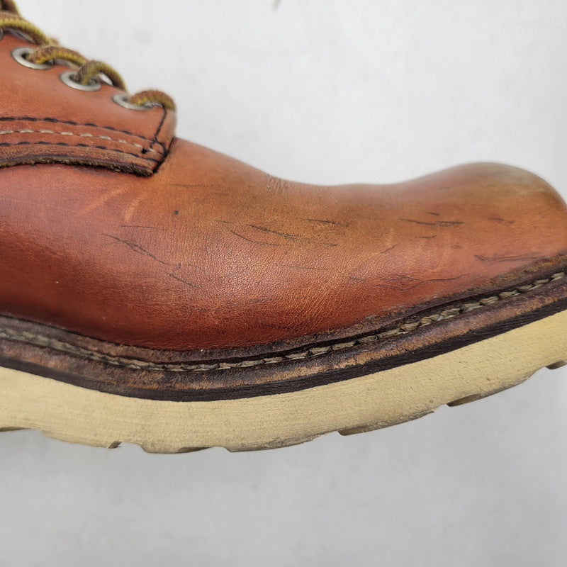 【中古品】【メンズ/レディース】 8001 USA製 WORK OXFORD ワークオックスフォード 靴 164-260108-tt-05-izu サイズ：25cm カラー：レッドブラウン 万代Net店