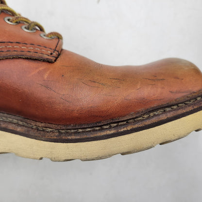 【中古品】【メンズ/レディース】 8001 USA製 WORK OXFORD ワークオックスフォード 靴 164-260108-tt-05-izu サイズ：25cm カラー：レッドブラウン 万代Net店