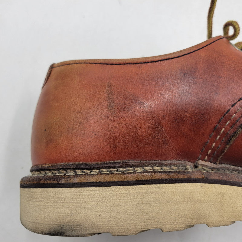 【中古品】【メンズ/レディース】 8001 USA製 WORK OXFORD ワークオックスフォード 靴 164-260108-tt-05-izu サイズ：25cm カラー：レッドブラウン 万代Net店