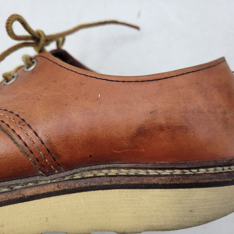 【中古品】【メンズ/レディース】 8001 USA製 WORK OXFORD ワークオックスフォード 靴 164-260108-tt-05-izu サイズ：25cm カラー：レッドブラウン 万代Net店