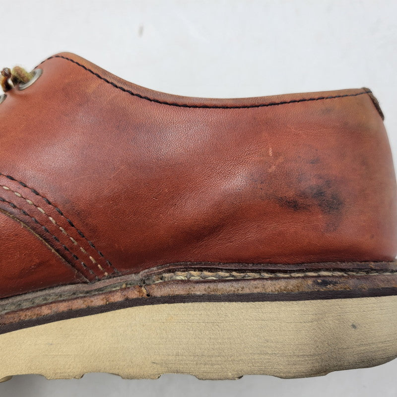 【中古品】【メンズ/レディース】 8001 USA製 WORK OXFORD ワークオックスフォード 靴 164-260108-tt-05-izu サイズ：25cm カラー：レッドブラウン 万代Net店