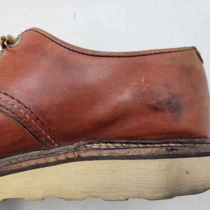 【中古品】【メンズ/レディース】 8001 USA製 WORK OXFORD ワークオックスフォード 靴 164-260108-tt-05-izu サイズ：25cm カラー：レッドブラウン 万代Net店