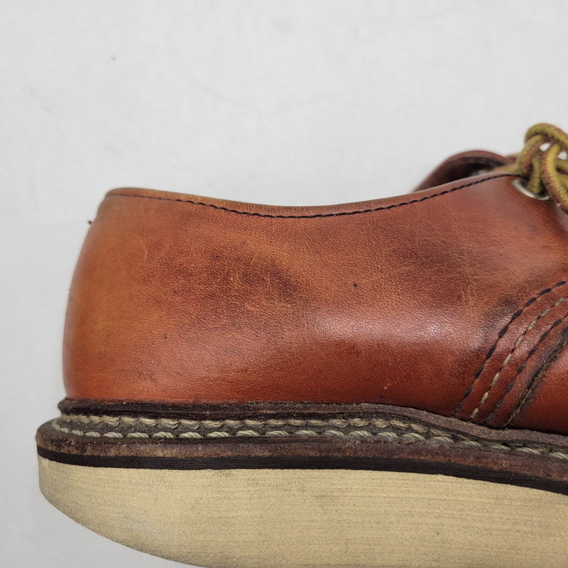 【中古品】【メンズ/レディース】 8001 USA製 WORK OXFORD ワークオックスフォード 靴 164-260108-tt-05-izu サイズ：25cm カラー：レッドブラウン 万代Net店
