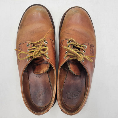 【中古品】【メンズ/レディース】 8001 USA製 WORK OXFORD ワークオックスフォード 靴 164-260108-tt-05-izu サイズ：25cm カラー：レッドブラウン 万代Net店