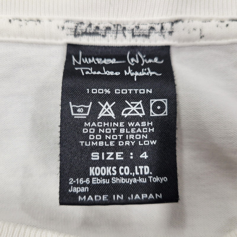 【中古品】【メンズ】 宮下期 09AW THE BEGINNING T-SHIRT ザビギニングTシャツ 140-260108-tt-06-izu サイズ：4 カラー：ホワイト 万代Net店