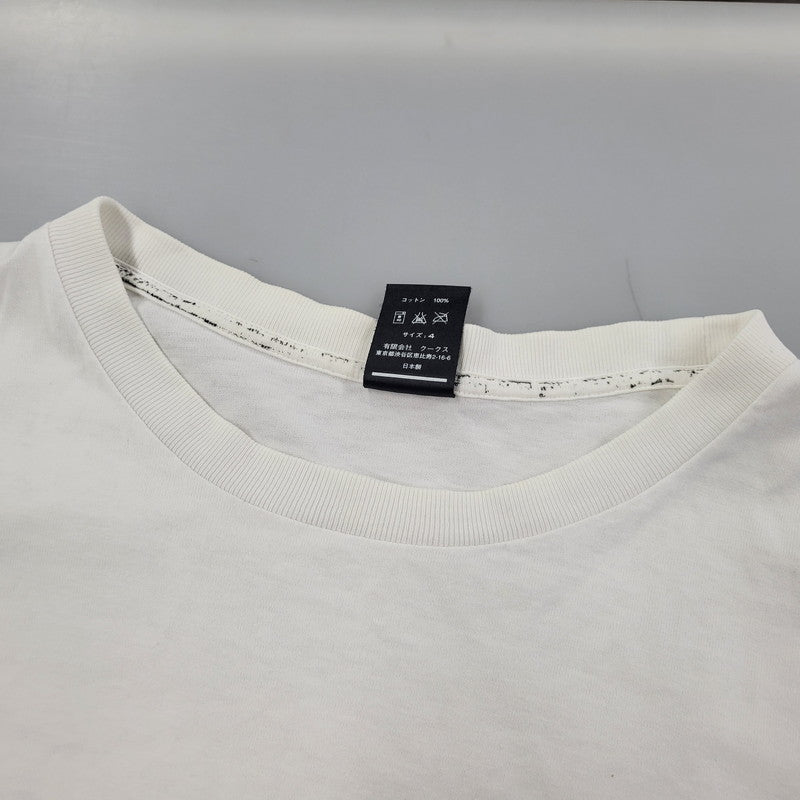 【中古品】【メンズ】 宮下期 09AW THE BEGINNING T-SHIRT ザビギニングTシャツ 140-260108-tt-06-izu サイズ：4 カラー：ホワイト 万代Net店