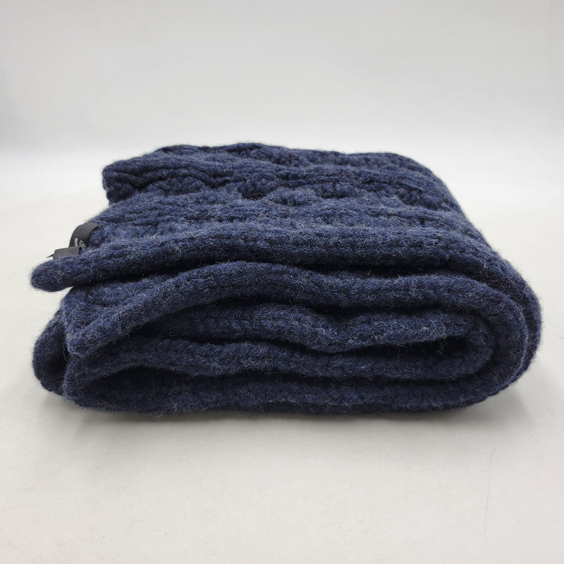 【中古品】【メンズ/レディース】 LOW GAUGE KNIT MUFFLER F6N03 ローゲージニット マフラー ARTSCABUT期 187-260108-as-03-izu カラー：ネイビー 万代Net店