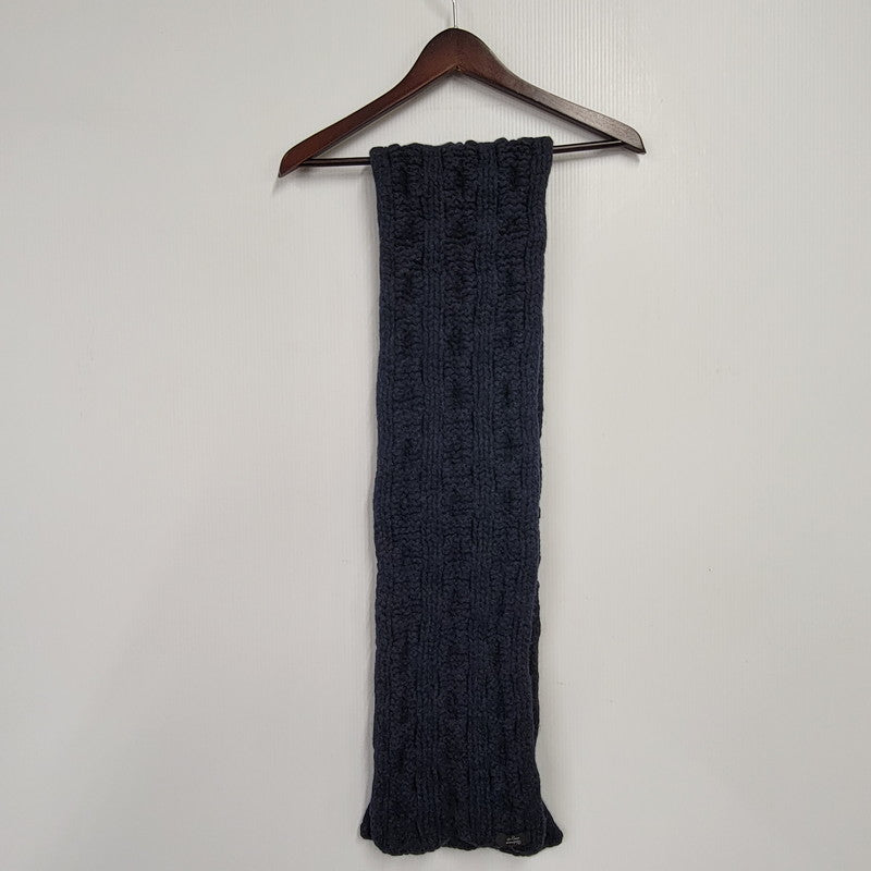 【中古品】【メンズ/レディース】 LOW GAUGE KNIT MUFFLER F6N03 ローゲージニット マフラー ARTSCABUT期 187-260108-as-03-izu カラー：ネイビー 万代Net店