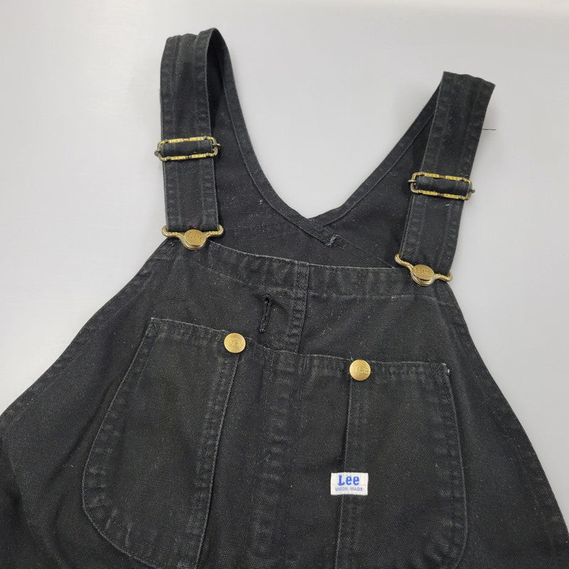 【中古品】【メンズ】 DUNGAREES OVERALLS LM7254 ダンガリーズ オーバーオール 158-260108-as-10-izu サイズ：S カラー：ブラック 万代Net店