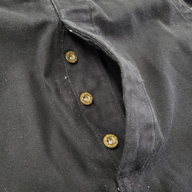 【中古品】【メンズ】 DUNGAREES OVERALLS LM7254 ダンガリーズ オーバーオール 158-260108-as-10-izu サイズ：S カラー：ブラック 万代Net店