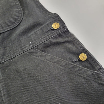 【中古品】【メンズ】 DUNGAREES OVERALLS LM7254 ダンガリーズ オーバーオール 158-260108-as-10-izu サイズ：S カラー：ブラック 万代Net店