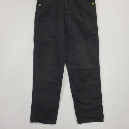 【中古品】【メンズ】 DUNGAREES OVERALLS LM7254 ダンガリーズ オーバーオール 158-260108-as-10-izu サイズ：S カラー：ブラック 万代Net店