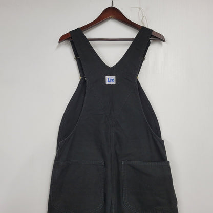 【中古品】【メンズ】 DUNGAREES OVERALLS LM7254 ダンガリーズ オーバーオール 158-260108-as-10-izu サイズ：S カラー：ブラック 万代Net店