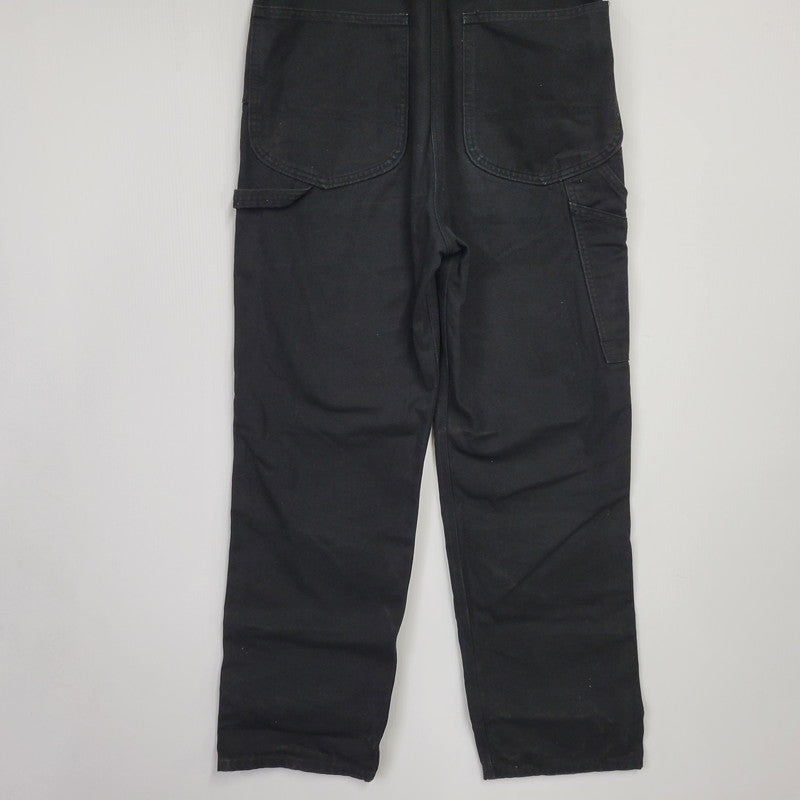 【中古品】【メンズ】 DUNGAREES OVERALLS LM7254 ダンガリーズ オーバーオール 158-260108-as-10-izu サイズ：S カラー：ブラック 万代Net店