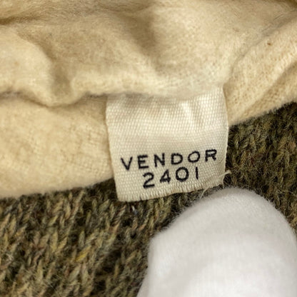 【現状渡し品】【メンズ】 TALONジッパー NUBAK WOOL KNIT JACKET ヌバック ウール ニット ジャケット アウター 146-260108-yn-08-izu サイズ：L カラー：マルチカラー 万代Net店