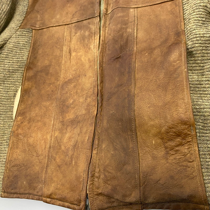 【現状渡し品】【メンズ】 TALONジッパー NUBAK WOOL KNIT JACKET ヌバック ウール ニット ジャケット アウター 146-260108-yn-08-izu サイズ：L カラー：マルチカラー 万代Net店