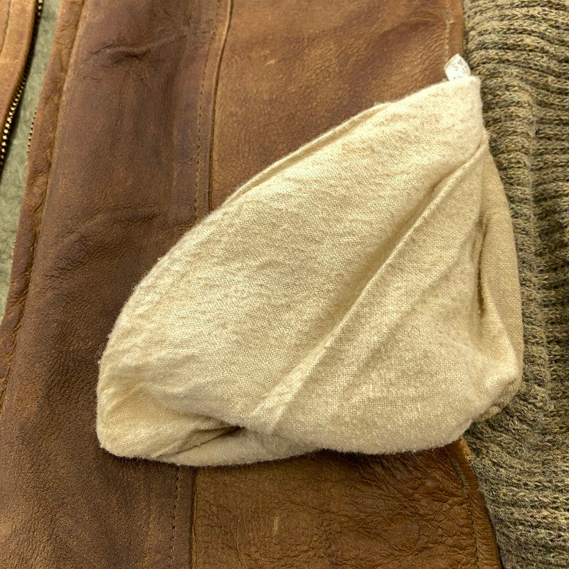 【現状渡し品】【メンズ】 TALONジッパー NUBAK WOOL KNIT JACKET ヌバック ウール ニット ジャケット アウター 146-260108-yn-08-izu サイズ：L カラー：マルチカラー 万代Net店