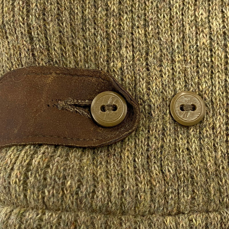 【現状渡し品】【メンズ】 TALONジッパー NUBAK WOOL KNIT JACKET ヌバック ウール ニット ジャケット アウター 146-260108-yn-08-izu サイズ：L カラー：マルチカラー 万代Net店