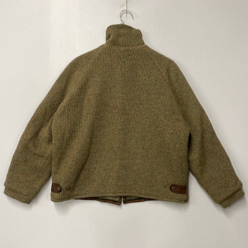 【現状渡し品】【メンズ】 TALONジッパー NUBAK WOOL KNIT JACKET ヌバック ウール ニット ジャケット アウター 146-260108-yn-08-izu サイズ：L カラー：マルチカラー 万代Net店