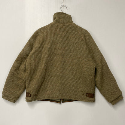 【現状渡し品】【メンズ】 TALONジッパー NUBAK WOOL KNIT JACKET ヌバック ウール ニット ジャケット アウター 146-260108-yn-08-izu サイズ：L カラー：マルチカラー 万代Net店
