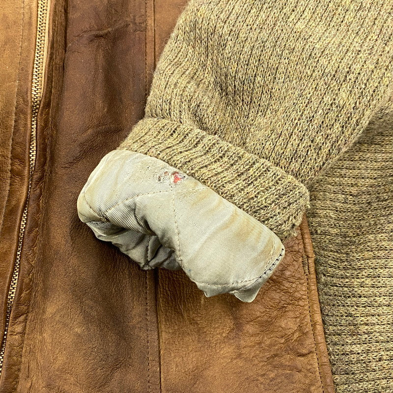 【現状渡し品】【メンズ】 TALONジッパー NUBAK WOOL KNIT JACKET ヌバック ウール ニット ジャケット アウター 146-260108-yn-08-izu サイズ：L カラー：マルチカラー 万代Net店