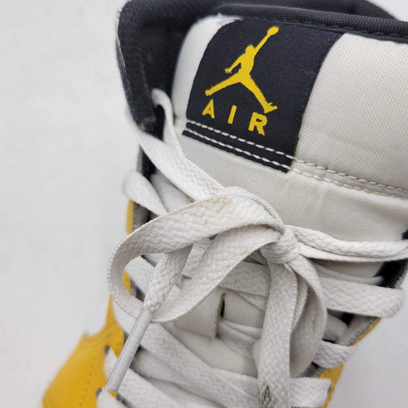 【中古品】【メンズ】 DQ8426-701 AIR JORDAN 1 MID エア ジョーダン ワン ミッド スニーカー シューズ 靴 160-260110-cs-24-izu サイズ：26.5cm カラー：YELLOW OCHRE/BLACK-WHITE 万代Net店