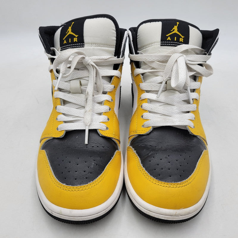 【中古品】【メンズ】 DQ8426-701 AIR JORDAN 1 MID エア ジョーダン ワン ミッド スニーカー シューズ 靴 160-260110-cs-24-izu サイズ：26.5cm カラー：YELLOW OCHRE/BLACK-WHITE 万代Net店