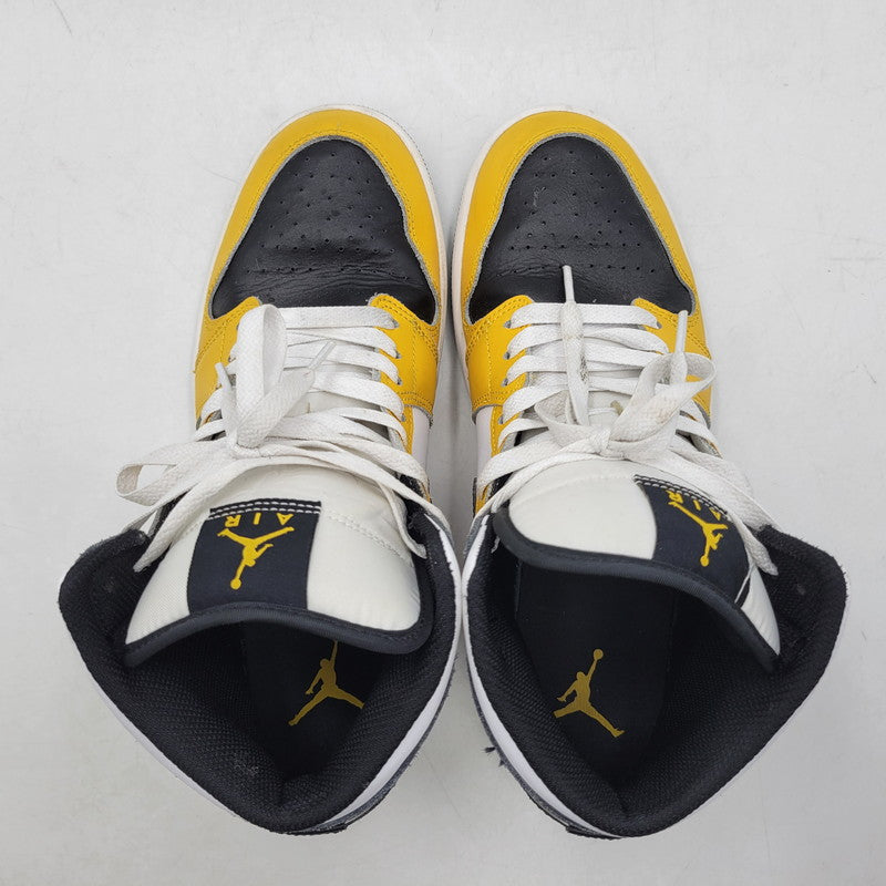 【中古品】【メンズ】 DQ8426-701 AIR JORDAN 1 MID エア ジョーダン ワン ミッド スニーカー シューズ 靴 160-260110-cs-24-izu サイズ：26.5cm カラー：YELLOW OCHRE/BLACK-WHITE 万代Net店