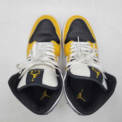 【中古品】【メンズ】 DQ8426-701 AIR JORDAN 1 MID エア ジョーダン ワン ミッド スニーカー シューズ 靴 160-260110-cs-24-izu サイズ：26.5cm カラー：YELLOW OCHRE/BLACK-WHITE 万代Net店
