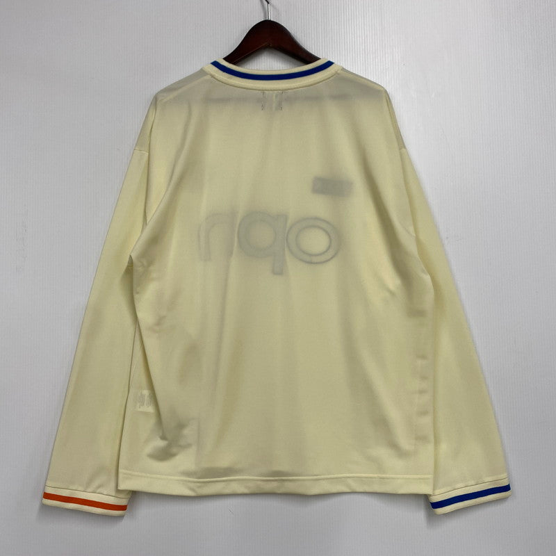 【中古品】【メンズ】 ONEOHTRIX POINT NEVER ワンオートリックス ポイント ネヴァー AGAIN アゲイン SOCCER TEE サッカー Tシャツ トップス 長袖 142-260109-cs-07-izu サイズ：XL カラー：アイボリー 万代Net店
