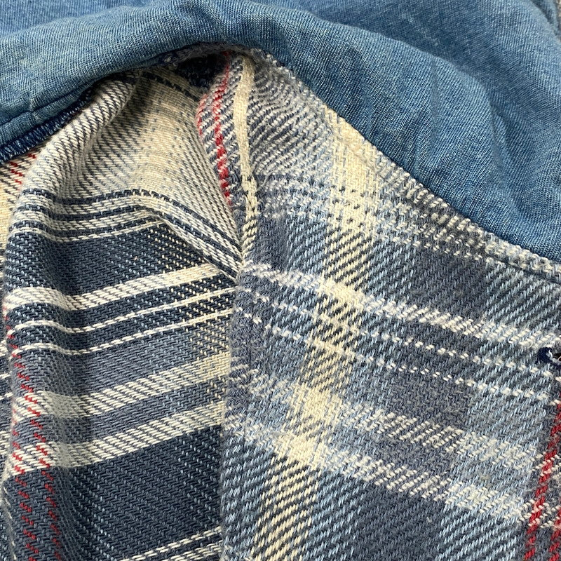 【中古品】【メンズ】 191WVDS-SHM01 19SS MULE HOODED LS SHIRT ミュール フーデッド ロングスリーブ シャツ トップス 長袖 142-260109-cs-06-izu サイズ：3 カラー：ライトブルー 万代Net店