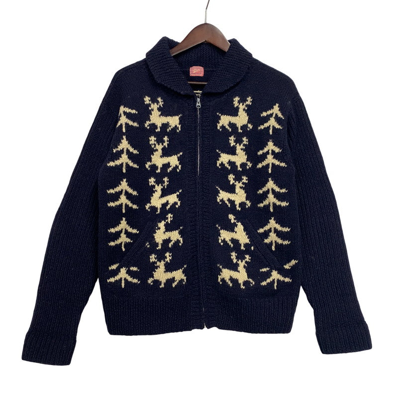 【中古品】【レディース】 45rpm ４５アールピーエム COWICHAN SWEATER カウチン セーター トップス 長袖 168-260109-cs-05-izu サイズ：不明 カラー：ネイビー 万代Net店
