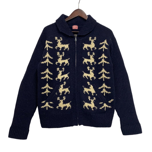 【中古品】【レディース】 COWICHAN SWEATER カウチン セーター トップス 長袖 168-260109-cs-05-izu サイズ：不明 カラー：ネイビー 万代Net店