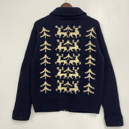 【中古品】【レディース】 45rpm ４５アールピーエム COWICHAN SWEATER カウチン セーター トップス 長袖 168-260109-cs-05-izu サイズ：不明 カラー：ネイビー 万代Net店