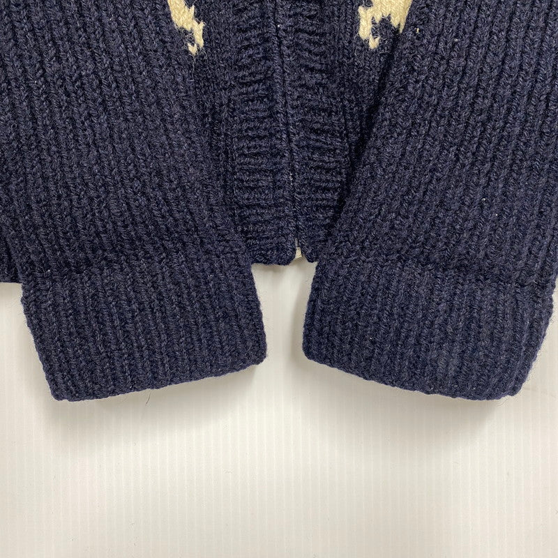 【中古品】【レディース】 45rpm ４５アールピーエム COWICHAN SWEATER カウチン セーター トップス 長袖 168-260109-cs-05-izu サイズ：不明 カラー：ネイビー 万代Net店