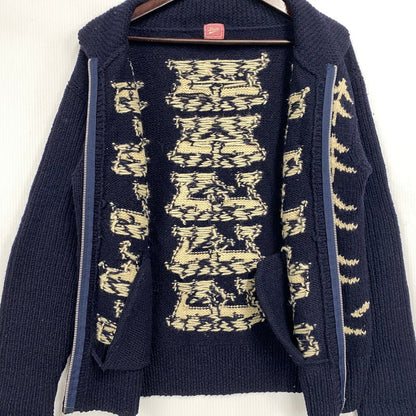 【中古品】【レディース】 45rpm ４５アールピーエム COWICHAN SWEATER カウチン セーター トップス 長袖 168-260109-cs-05-izu サイズ：不明 カラー：ネイビー 万代Net店