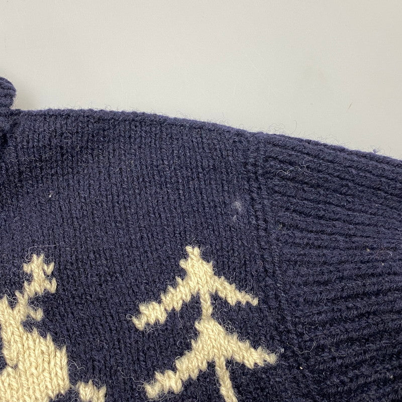 【中古品】【レディース】 45rpm ４５アールピーエム COWICHAN SWEATER カウチン セーター トップス 長袖 168-260109-cs-05-izu サイズ：不明 カラー：ネイビー 万代Net店