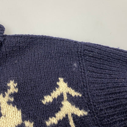 【中古品】【レディース】 45rpm ４５アールピーエム COWICHAN SWEATER カウチン セーター トップス 長袖 168-260109-cs-05-izu サイズ：不明 カラー：ネイビー 万代Net店