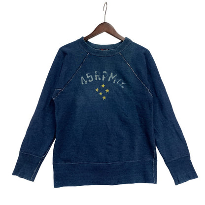 【中古品】【レディース】 45rpm ４５アールピーエム FIVE STAR SWEATSHIRT ファイブ スター スウェット シャツ トップス 長袖 168-260109-cs-09-izu サイズ：1 カラー：インディゴ 万代Net店