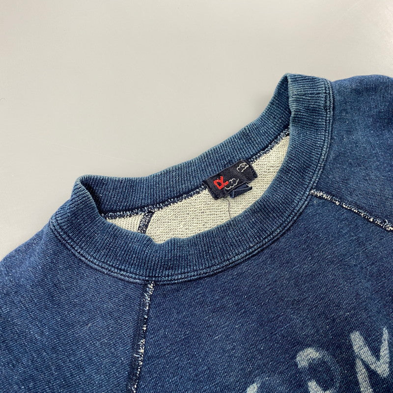 【中古品】【レディース】 45rpm ４５アールピーエム FIVE STAR SWEATSHIRT ファイブ スター スウェット シャツ トップス 長袖 168-260109-cs-09-izu サイズ：1 カラー：インディゴ 万代Net店