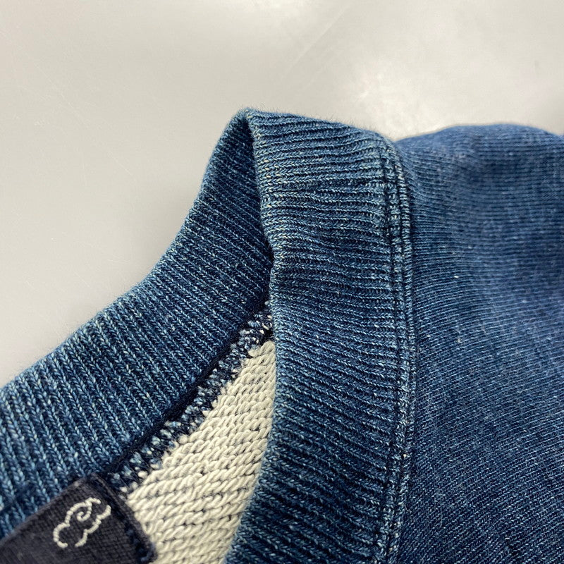 【中古品】【レディース】 45rpm ４５アールピーエム FIVE STAR SWEATSHIRT ファイブ スター スウェット シャツ トップス 長袖 168-260109-cs-09-izu サイズ：1 カラー：インディゴ 万代Net店