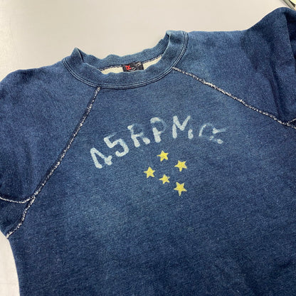 【中古品】【レディース】 45rpm ４５アールピーエム FIVE STAR SWEATSHIRT ファイブ スター スウェット シャツ トップス 長袖 168-260109-cs-09-izu サイズ：1 カラー：インディゴ 万代Net店
